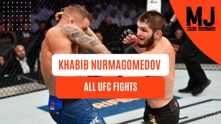 Khabib Nurmagomedov All UFC Fights (With Stats)