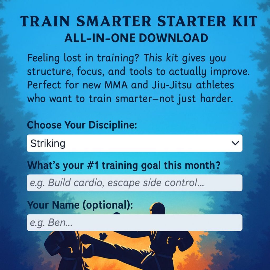 Train Smarter Starter Kit 5 Printable Tools for MMA & BJJ Training
